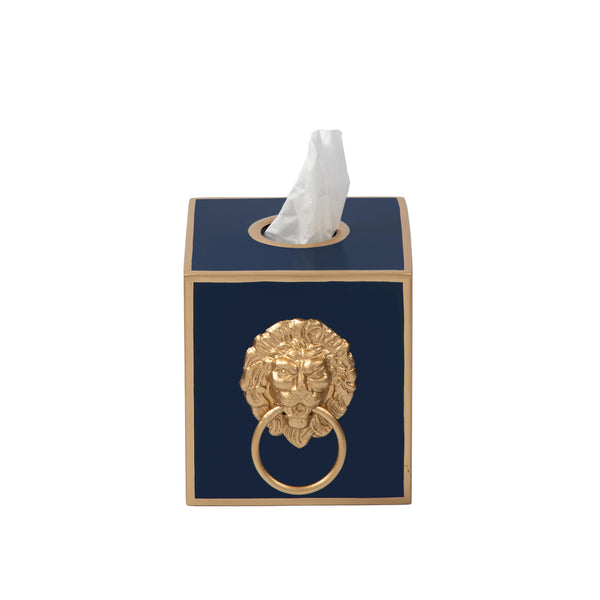 Regency Paws & Claws Tissue Box Cover - Indigo Blue