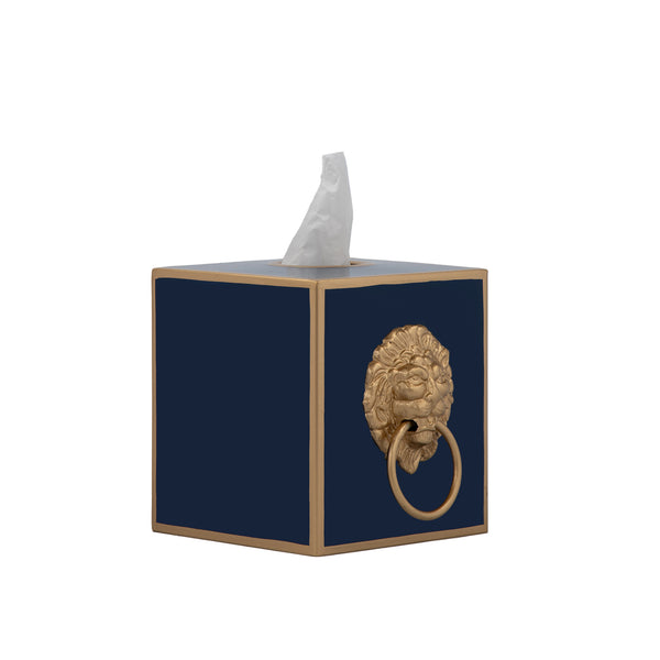 Regency Paws & Claws Tissue Box Cover - Indigo Blue