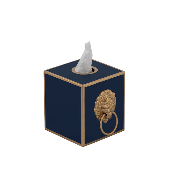 Regency Paws & Claws Tissue Box Cover - Indigo Blue