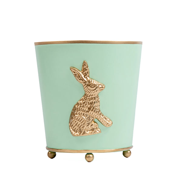 Regency Rabbit Round Cachepot Planter Pistachio