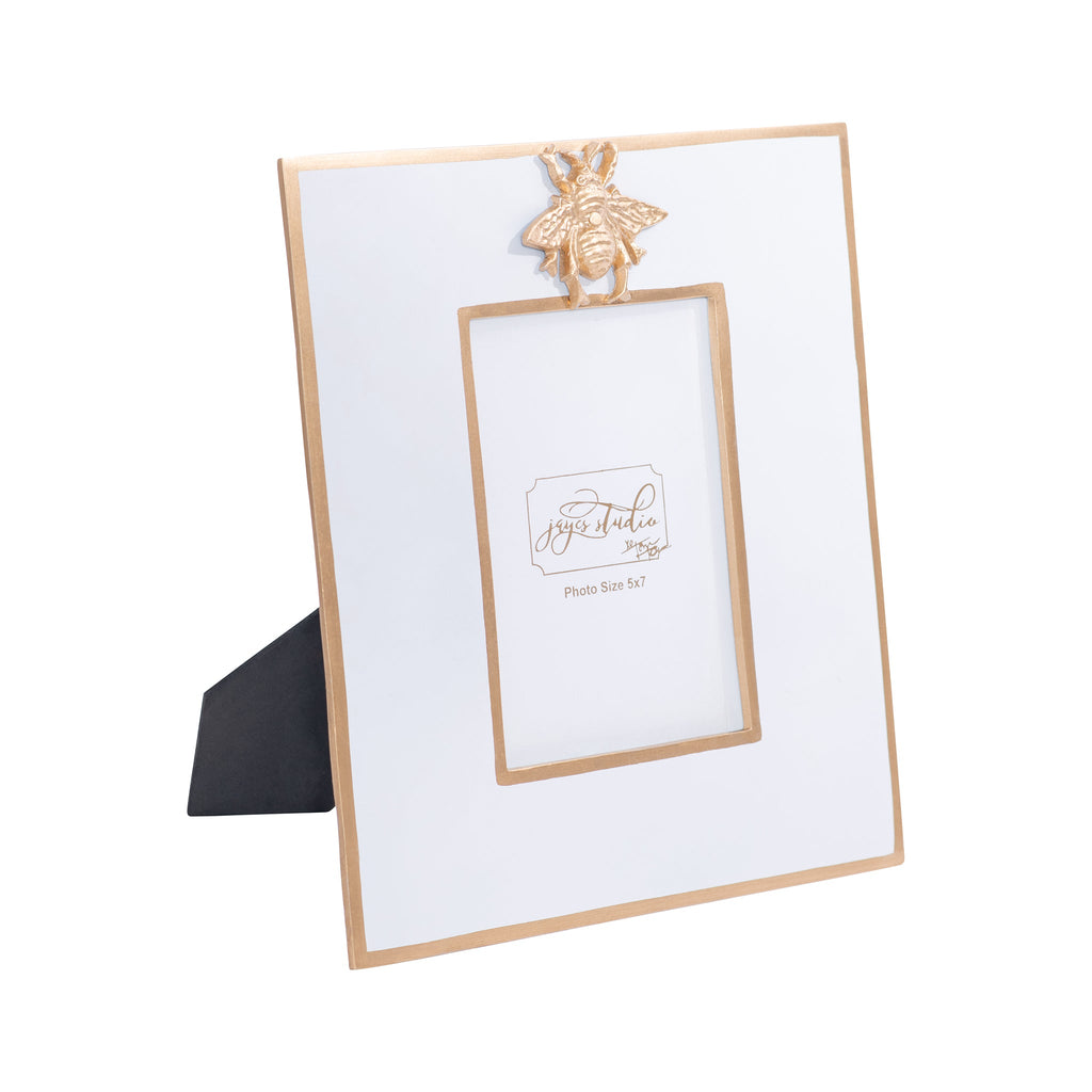 Regency Bee Photo Frame White 5x7