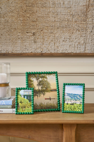 Gracie Pearl Photo Frame - Emerald Green