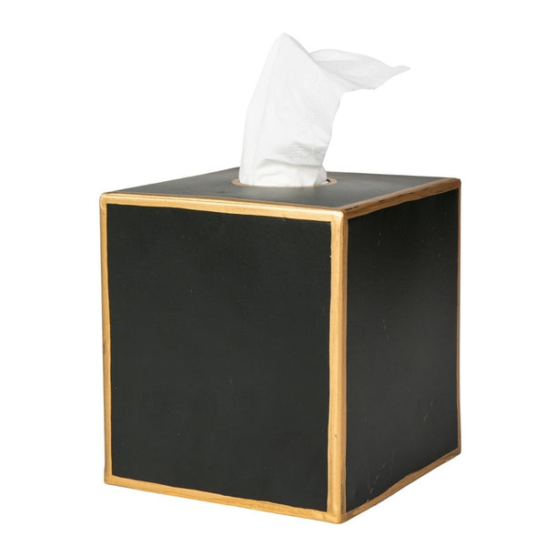 Mattie Tissue Box Cover Black
