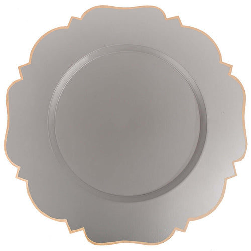 Gracie Abbey Charger Taupe (4pk)