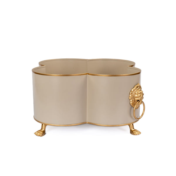 Paws & Claws Quatrefoil Cachepot Planter