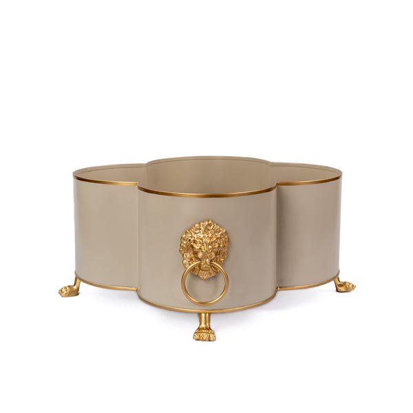 Paws & Claws Quatrefoil Cachepot Planter