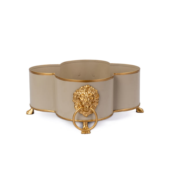 Paws & Claws Quatrefoil Cachepot Planter