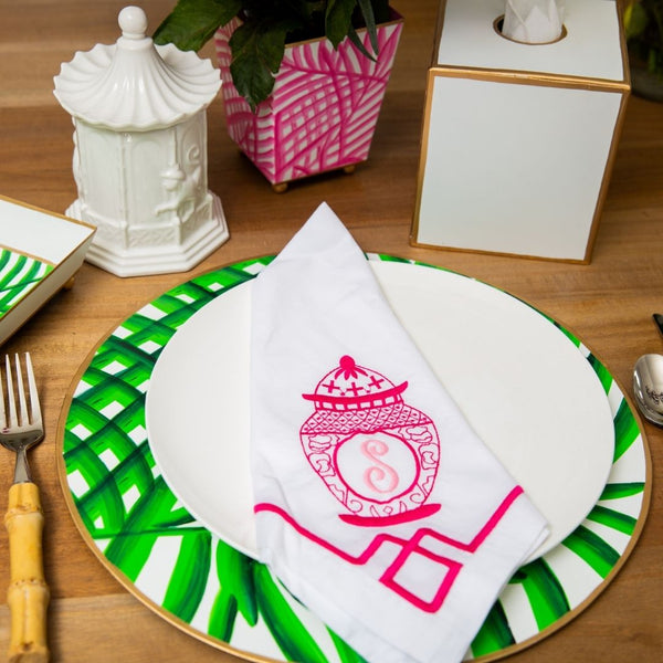 Mattie Tissue Box Cover White