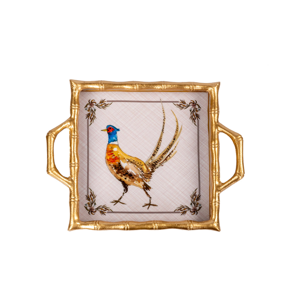 Phoebe Enameled Chang Mai Tray 12x12