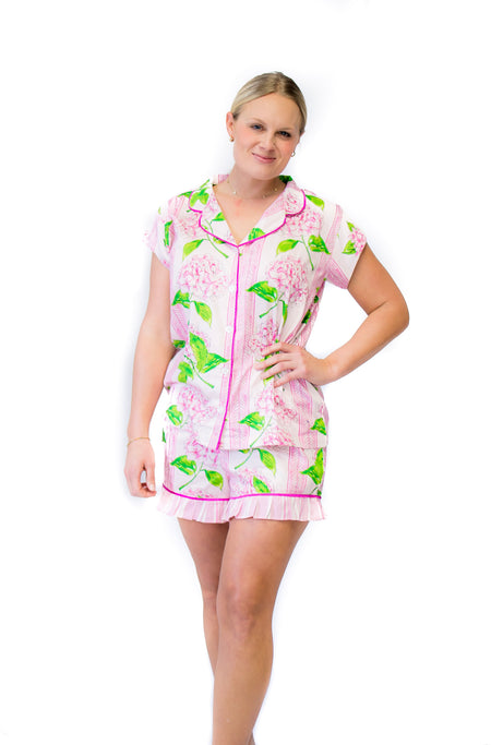 Athena Luxe Ruffled Pajama Summer Set