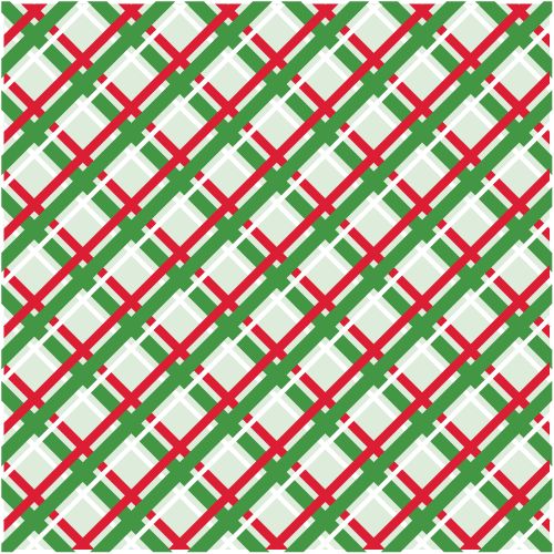 Preppy Plaid Enameled Charger (4pk) - Red