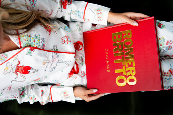 Watercolor Nutcracker Luxe Sateen Full Pajama Set