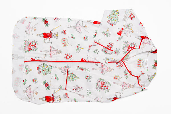 Watercolor Nutcracker Luxe Sateen Sleep Shirt