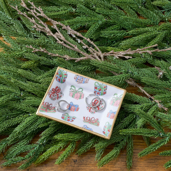 Christmas Gifts Enameled Landry Tray
