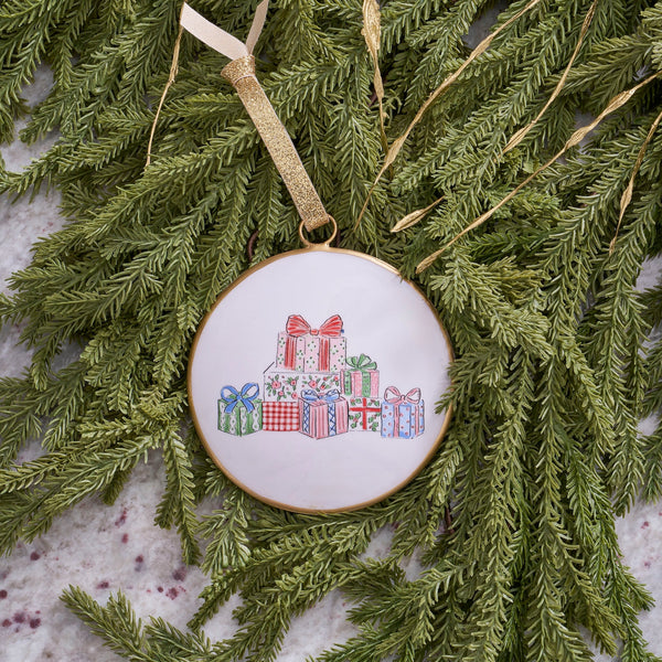 Christmas Gift Stack Ornament (single)