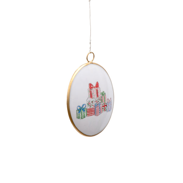 Christmas Gift Stack Ornament (single)