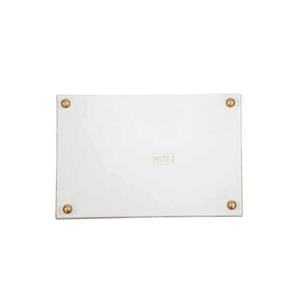 Christmas Gift Stack Enameled Oliver Tray 8x12