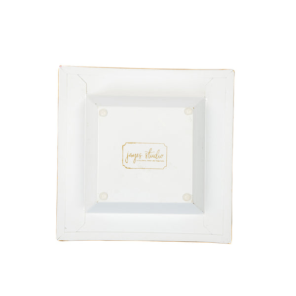 Pickleballs Enameled Tori Trinket Tray - Pink & Navy