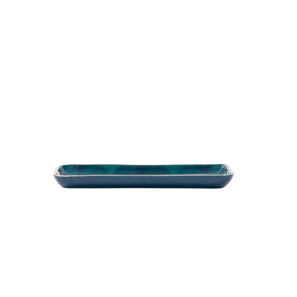 Sussex Plaid Enameled Parlor Tray
