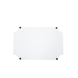 Emma Stripe Enameled Jaye Tray - Blue & Green