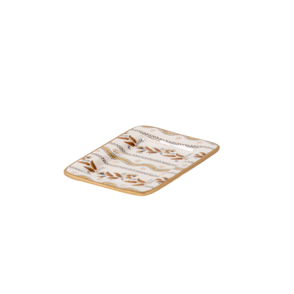 Emma Stripe Enameled Laney Tray