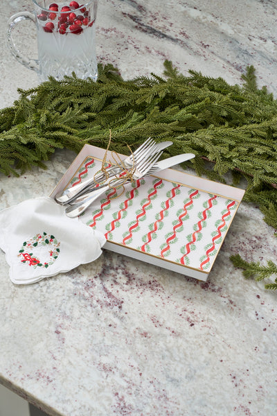 Garland Twist Enameled Oliver Tray 8x12