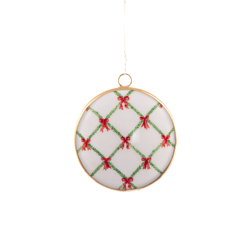 Bow Trellis Ornament (single)