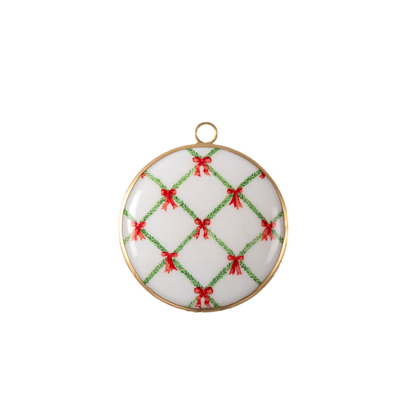 Bow Trellis Ornament (single)