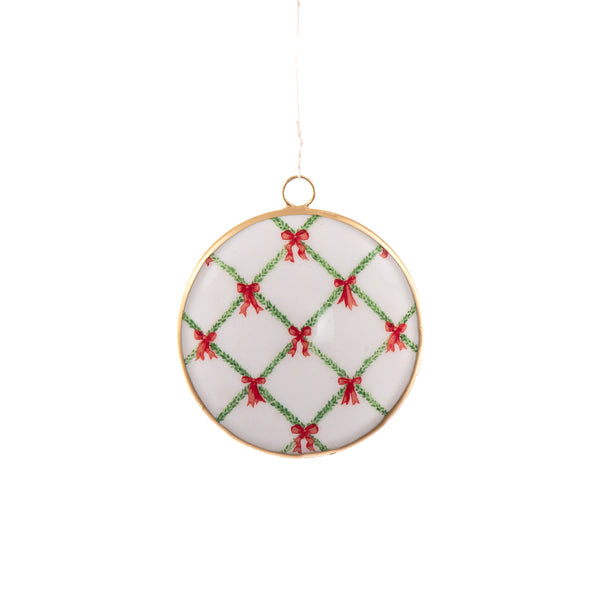 Bow Trellis Ornament (single)