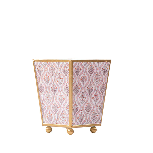 Monticello Enameled Square Cachepot Planter