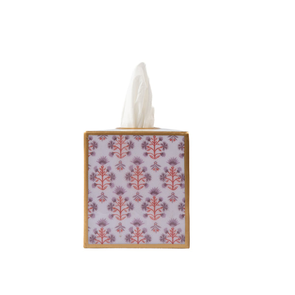 Penny Enameled Tissue Box Cover