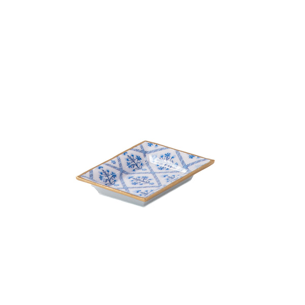 Marigold Lattice Enameled Landry Tray