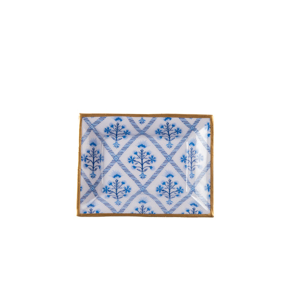 Marigold Lattice Enameled Landry Tray