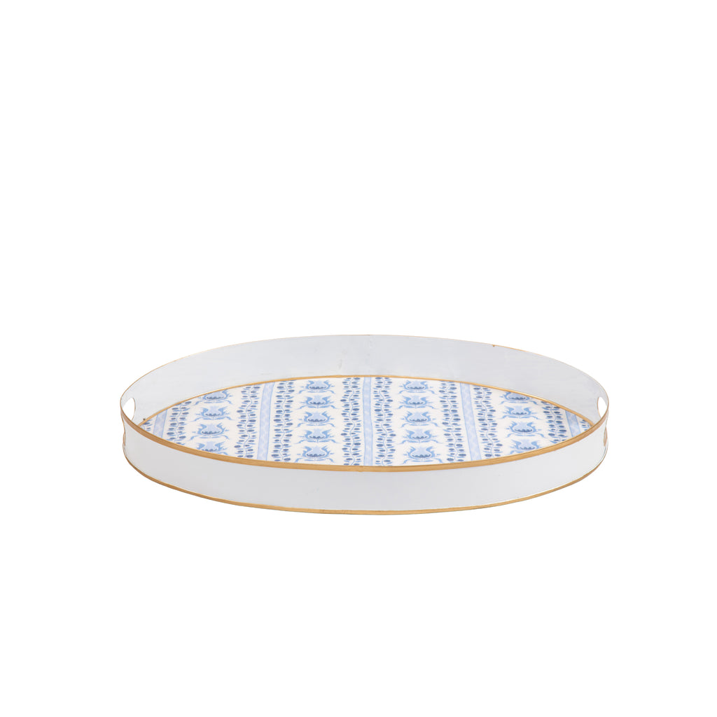 Pomegranate Enameled Olivia Tray 14x20