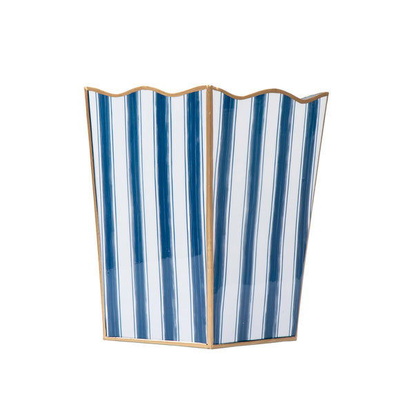 Brush Stripe Rectangular Classic Wastebasket