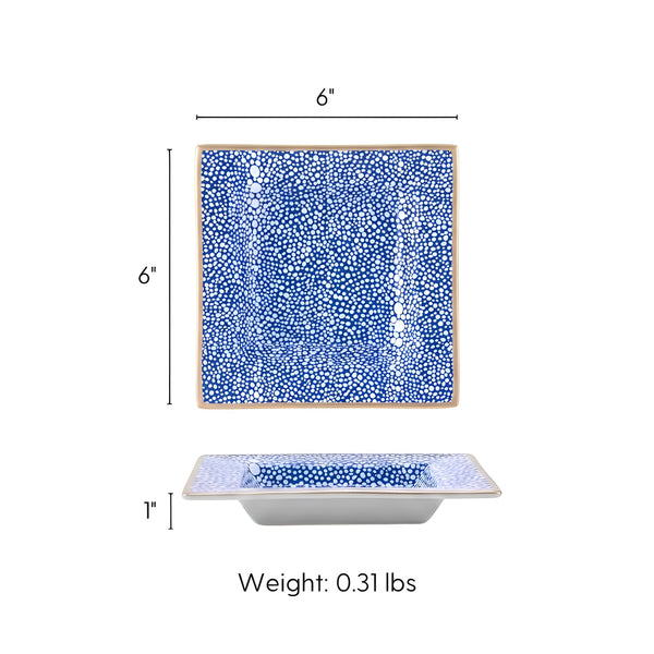 Shagreen Enameled Tori Trinket Tray