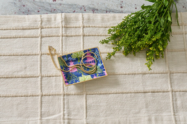 Garden Party Enameled Landry Tray