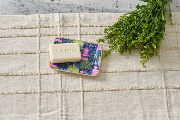 Garden Party Enameled Laney Tray