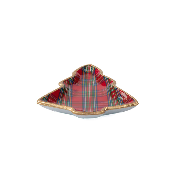Tartan Plaid Christmas Tray