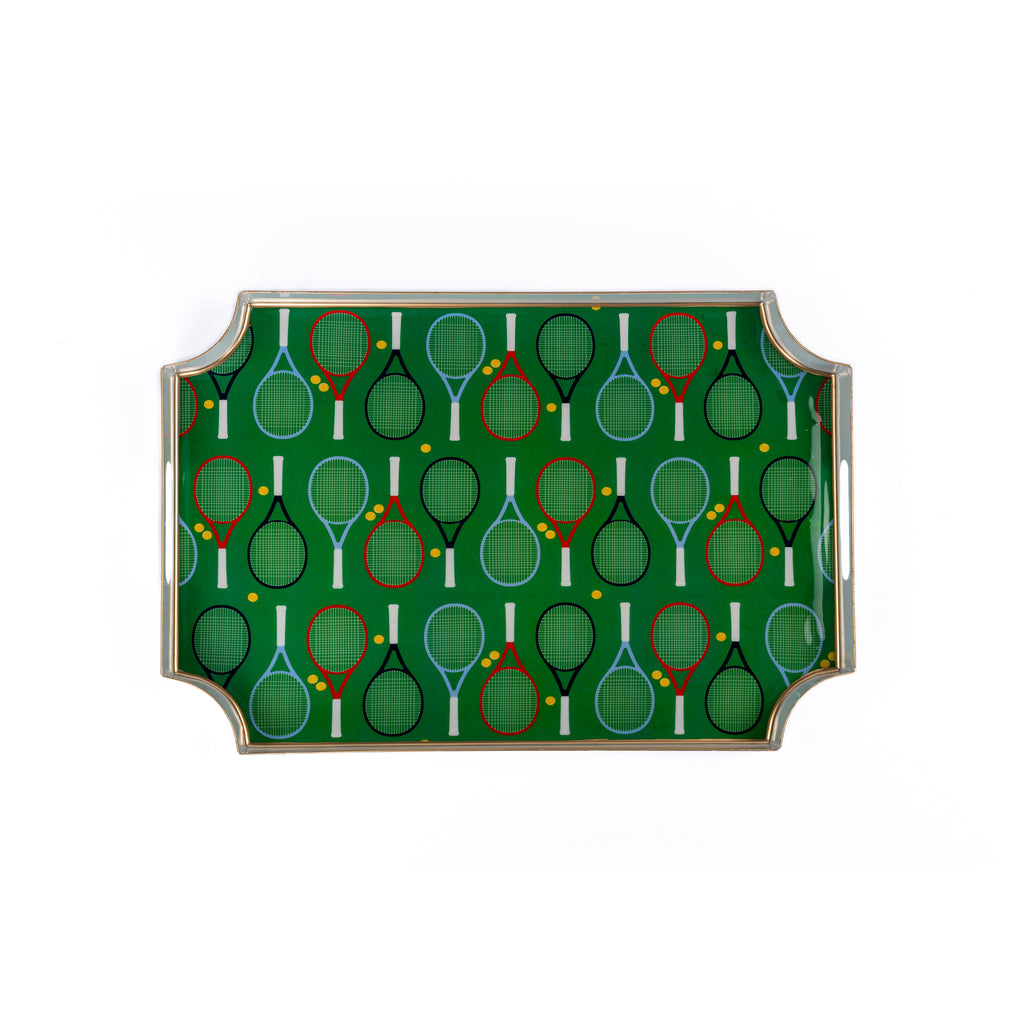 Tennis Enameled Jaye Tray