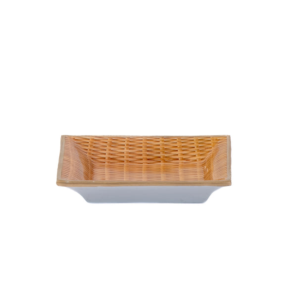 Rattan Enameled Landry Tray