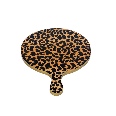 Leopard Spots Enameled Charger Set (4pk)