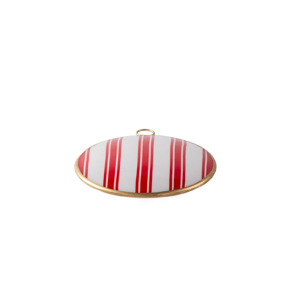 Ticking Stripe Ornament (single)