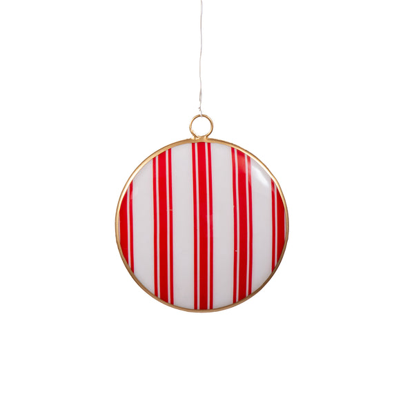 Ticking Stripe Ornament (single)