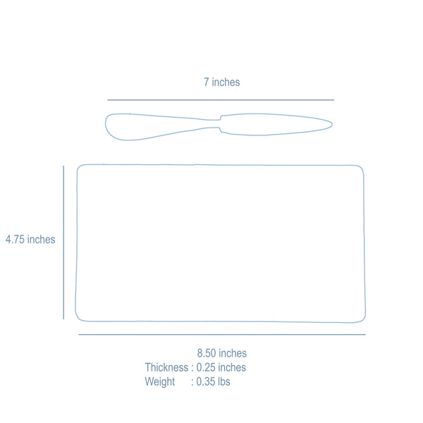 Lottie Amelia Cutting Board Set - Blue