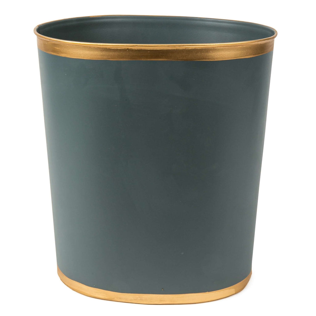 Mattie Oval Wastebasket - Grey