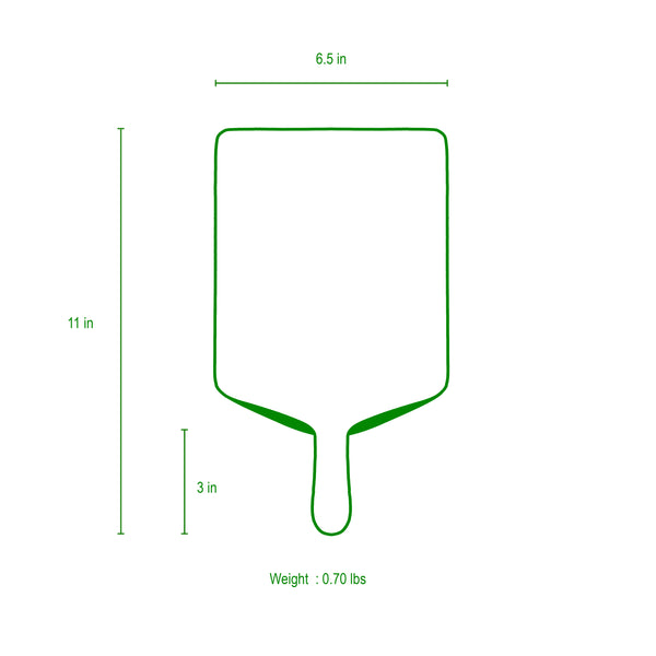 Cream Leopard Enameled Rectangular Charcuterie Board 6x10 - Cream & Brown