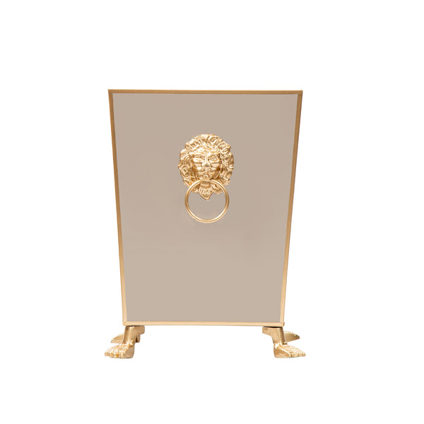 Paws & Claws Square Wastebasket Natural
