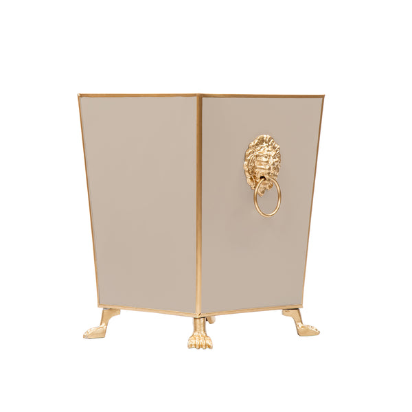 Paws & Claws Square Wastebasket Natural