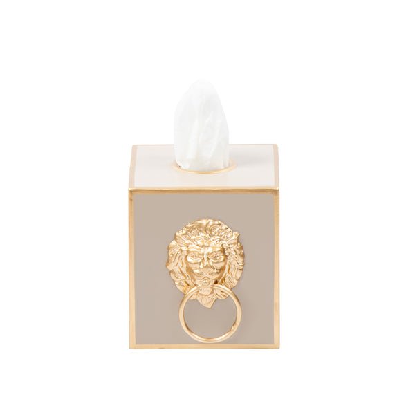Paws & Claws Tissue Box Cover Natural
